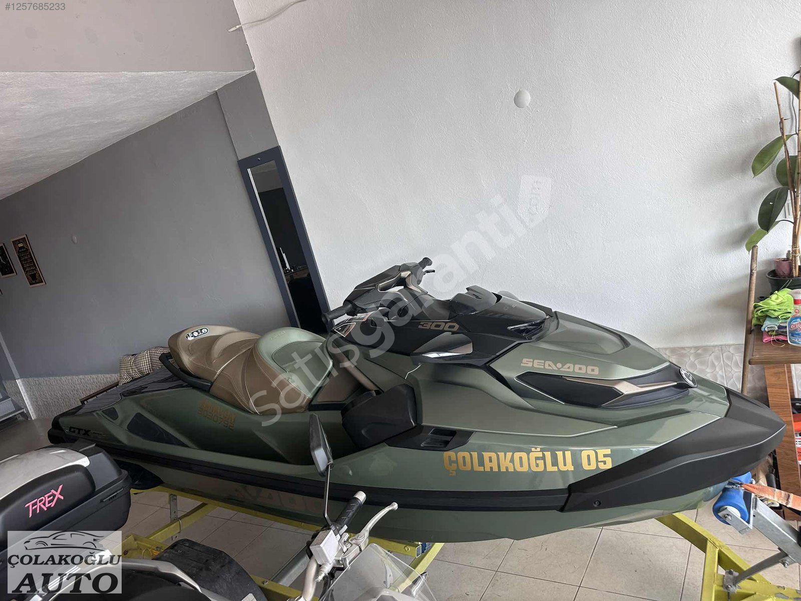 2024 ÇIKIŞLI SU ÜZERİ BÜYÜK DUBALI RÖMORKLU FULL DONANIM SEA DOO