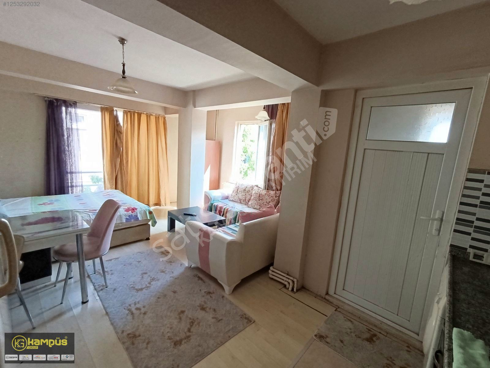 KAMPÜS DE FUL EŞYALI ARA KAT ISINMA DAHİL 1+0 KİRALIK APART