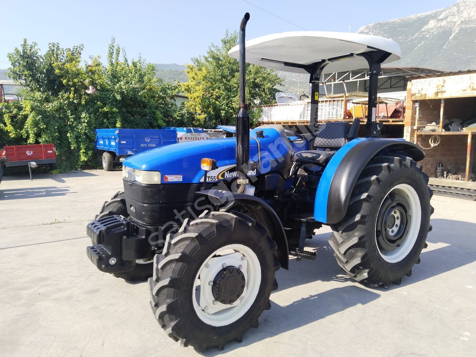 2007 MODEL, NEW HOLLAND TT 55, ÇEKER, ORTADAN VİTES