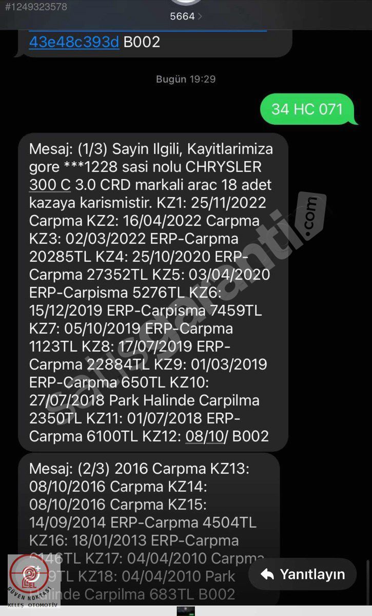 KELEŞ OTOMOTİVDEN CHRYSLER 300C 3.0 CRD 218HP
