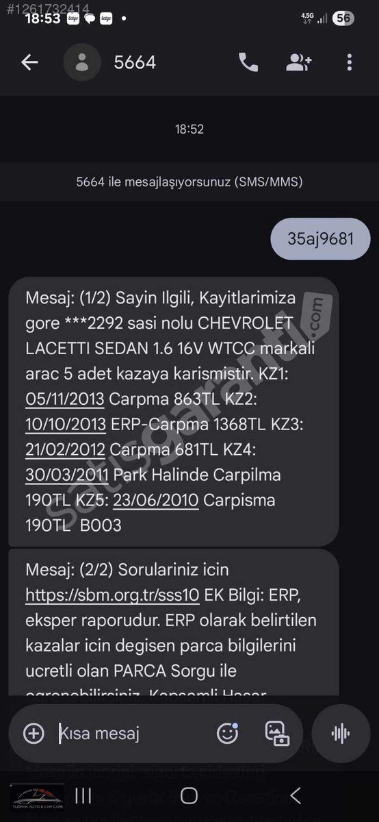 DEĞİŞENSİZ PARÇA BOYALI MÜKEMMEL KONDİSYON