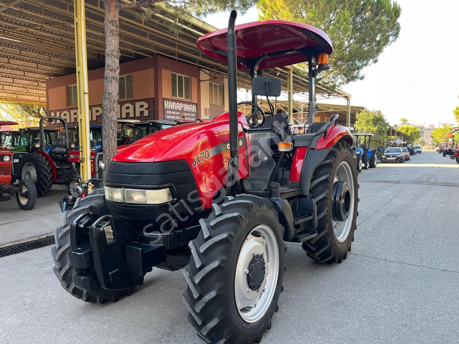 2008 MODEL, CASE JX70 ÇEKER, SÜRÜNGEN VİTESLİ