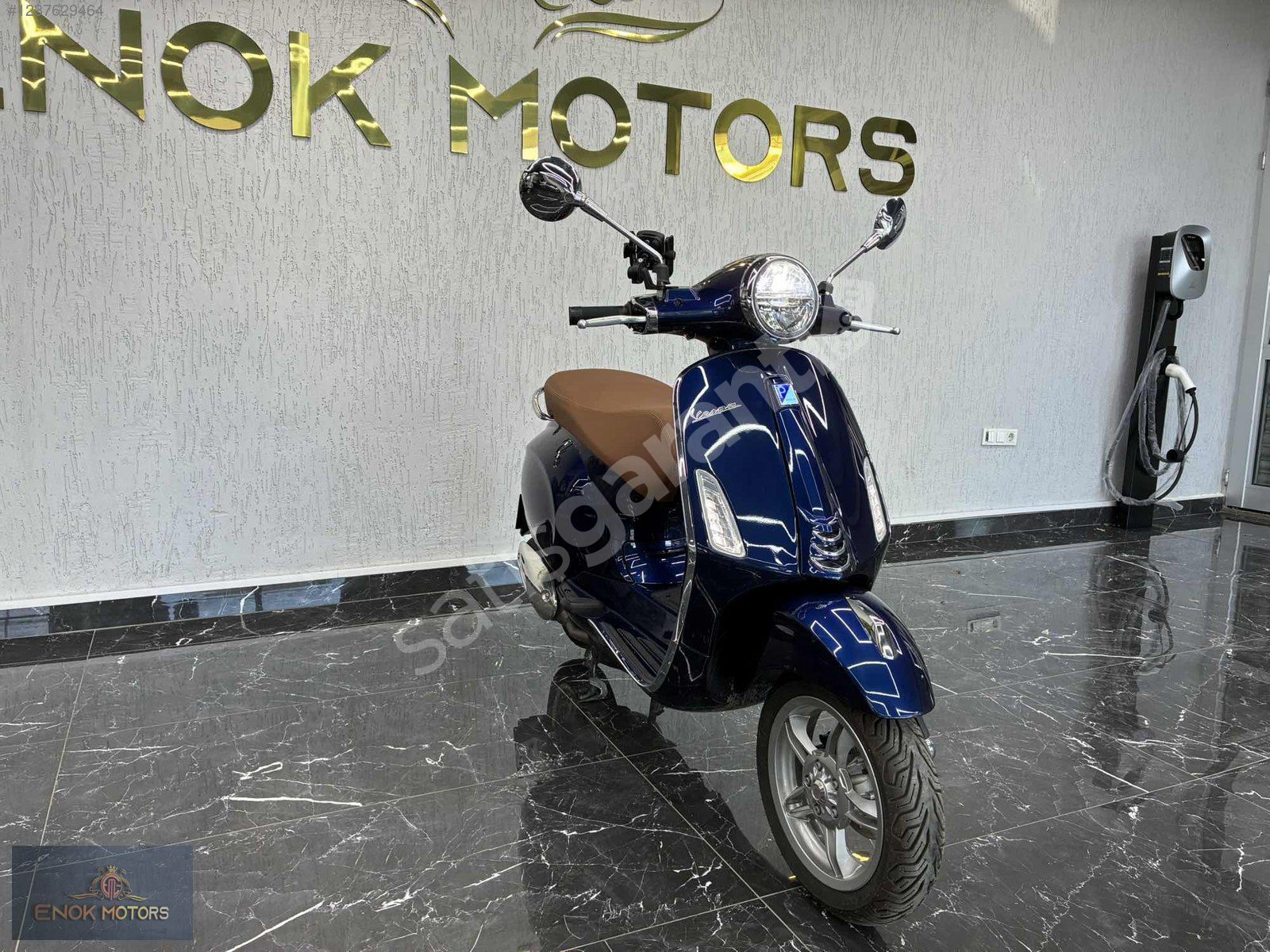 ENOK MOTORS+2024+VESPA+PRİMAVERA+125+HATASIZ+LACİVERT+TABA