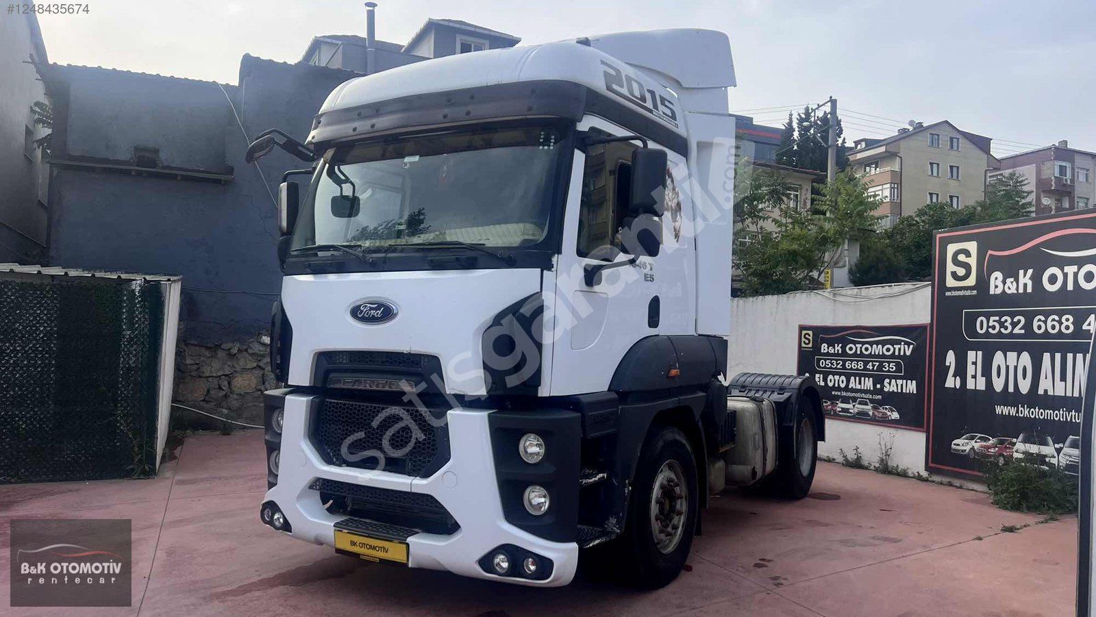 B&K OTOMOTİV'DEN 2015 FORD CARGO 1846T ROTERDARLI KLİMALI