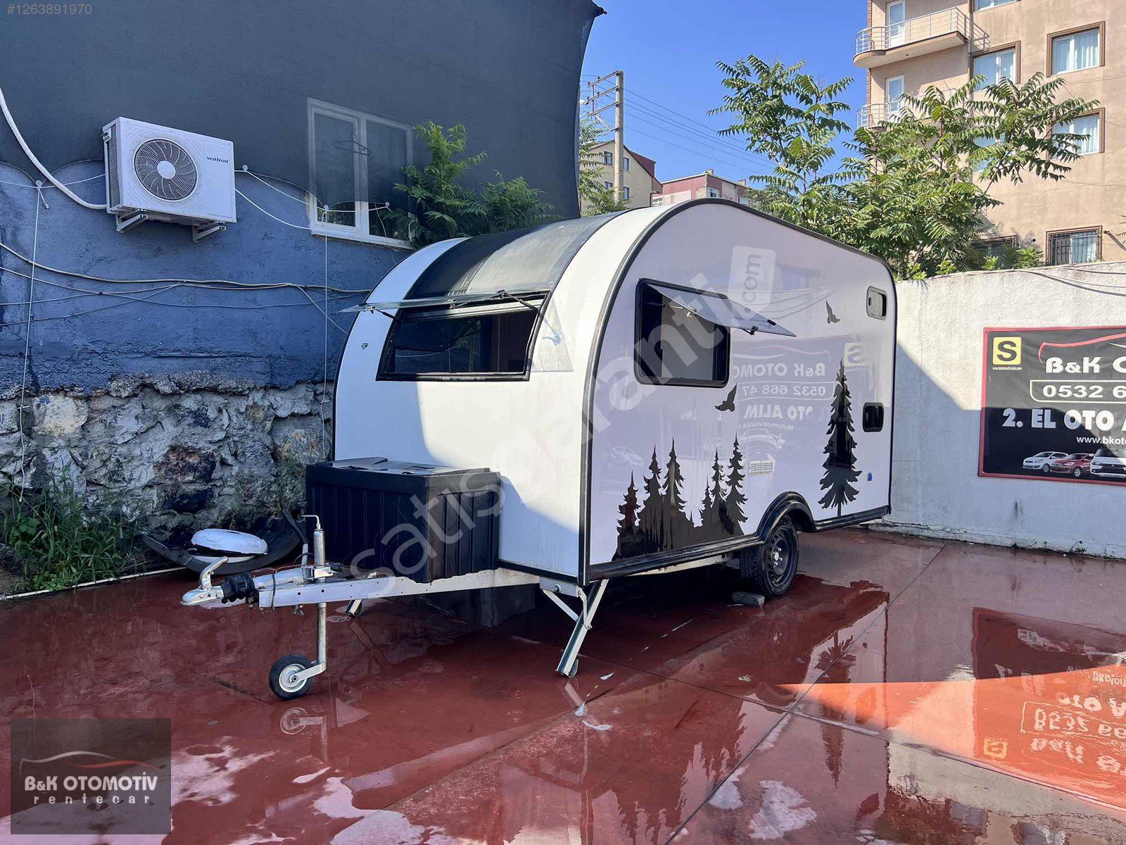 B&K OTO'DAN 2023 ÖZEL YAPIM KARAVAN G.PANEL/TENTE/WBSTO/B.DOLABI
