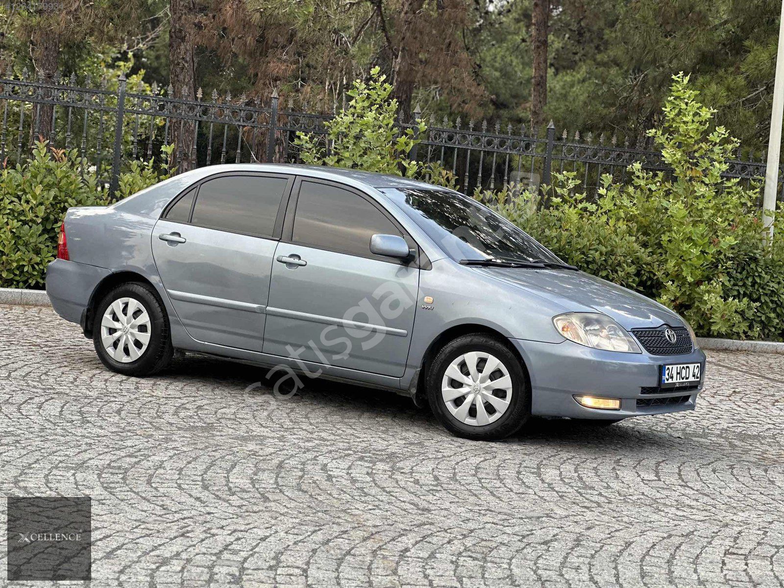 -2002-TOYOTA COROLLA-ORJ 210.0000 KM-1.6 110 HP-TAVAN-KAPUT ORJ-