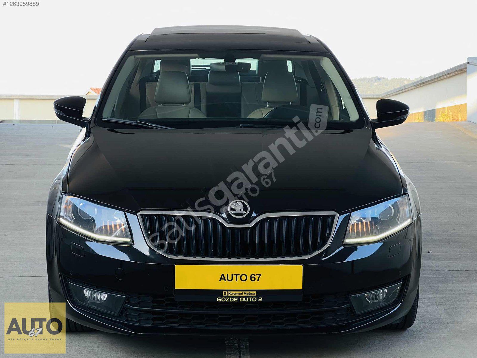 2016 OKTAVİA + 1.4 TSI 150 PS + OTOMATİK +CAM TAVAN +DERİ KOLTUK