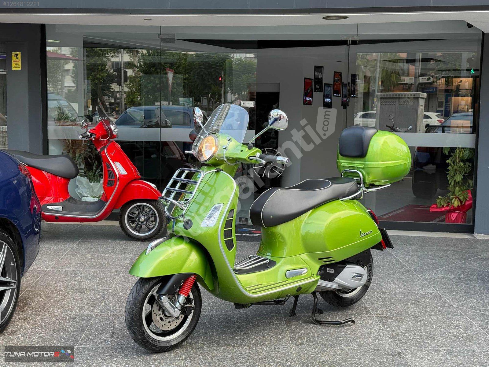 "TUNA MOTORS" ÖZEL RENK VESPA GTS150 ABS EXTRALI // KK TAKSİT
