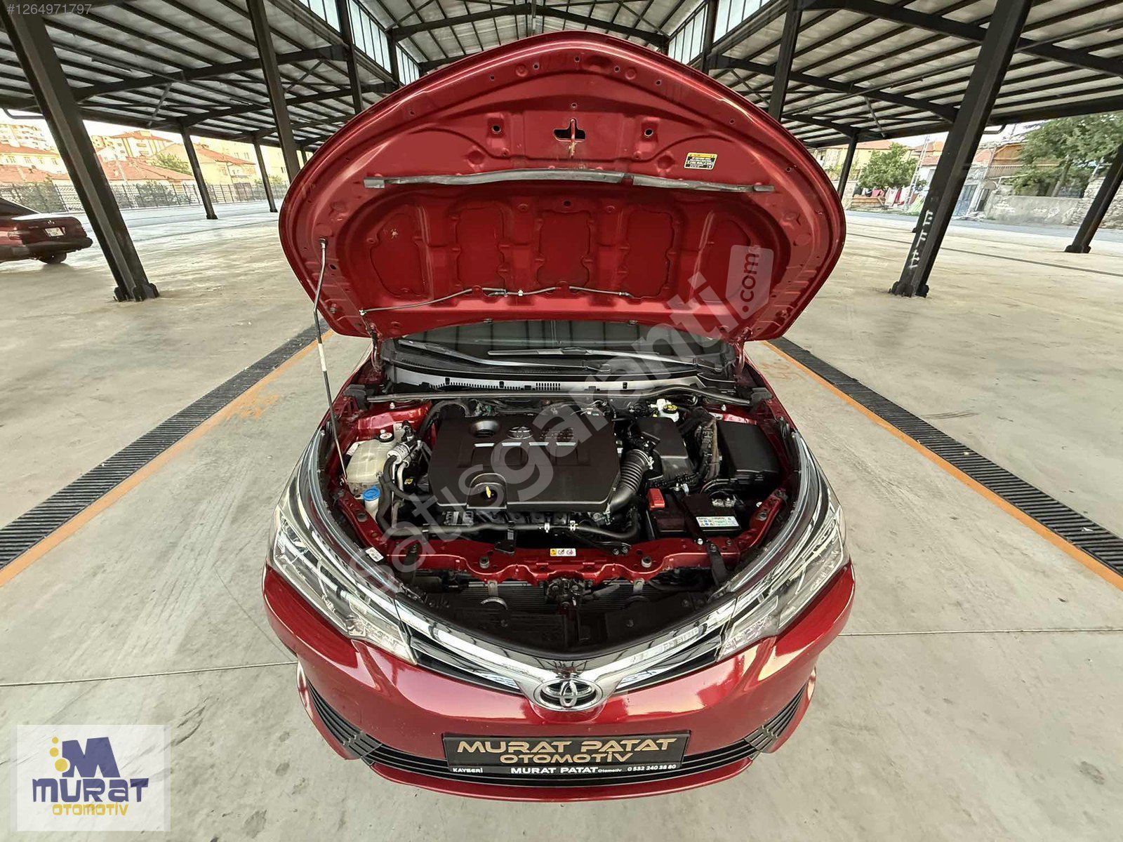MURAT PATAT OTOMOTİVDEN HATASIZ BOYASIZ 1.6 COROLLA 90. Kmde