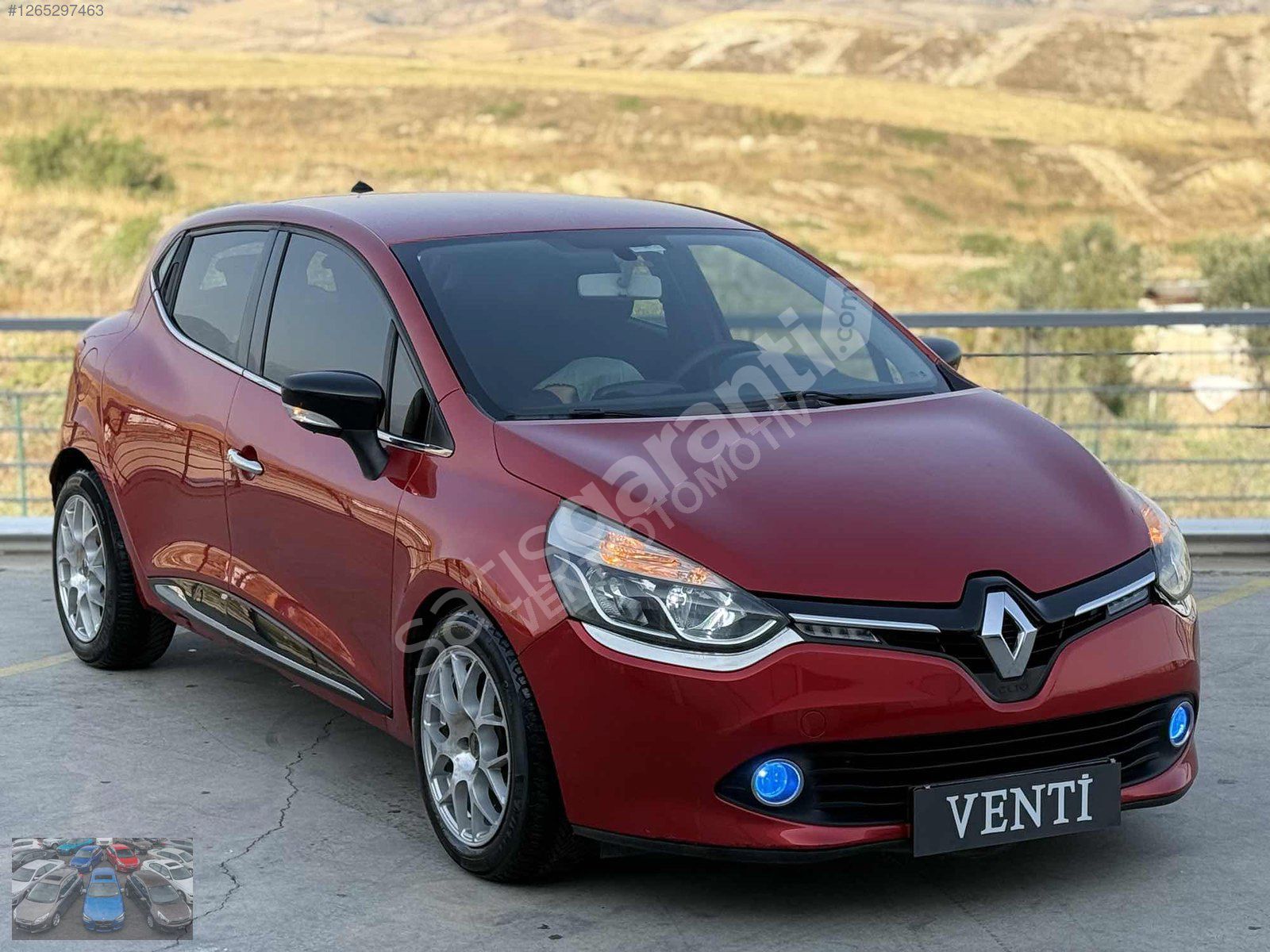 2013 CLİO, 143.000 KM, TOUCH, EKRAN, NAVİ, KIRMIZI, 3 PARÇA BOYA