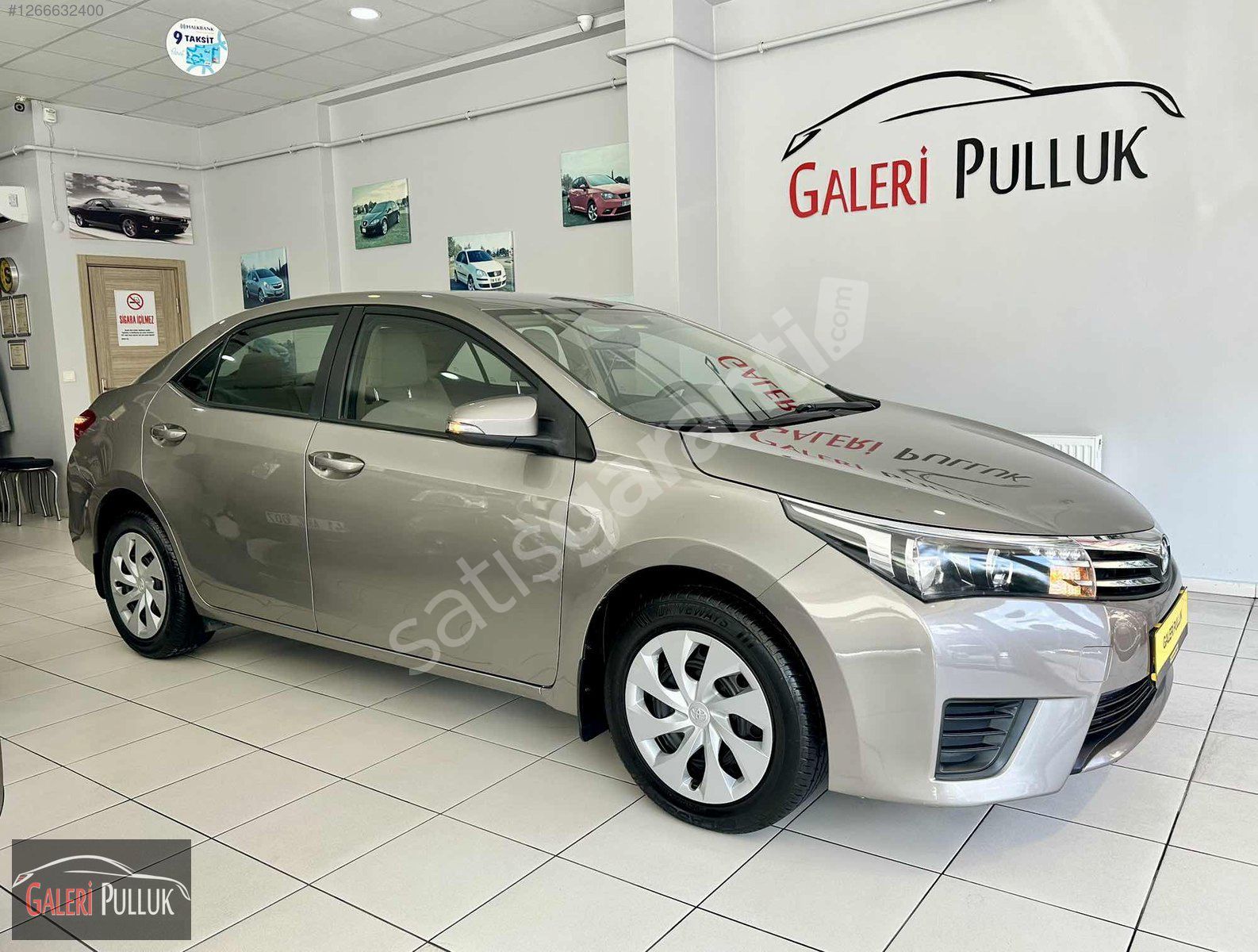 2015 COROLLA 1.33 LİFE+101.413 KM+BOYASIZ+K.K 12 TAKSİT