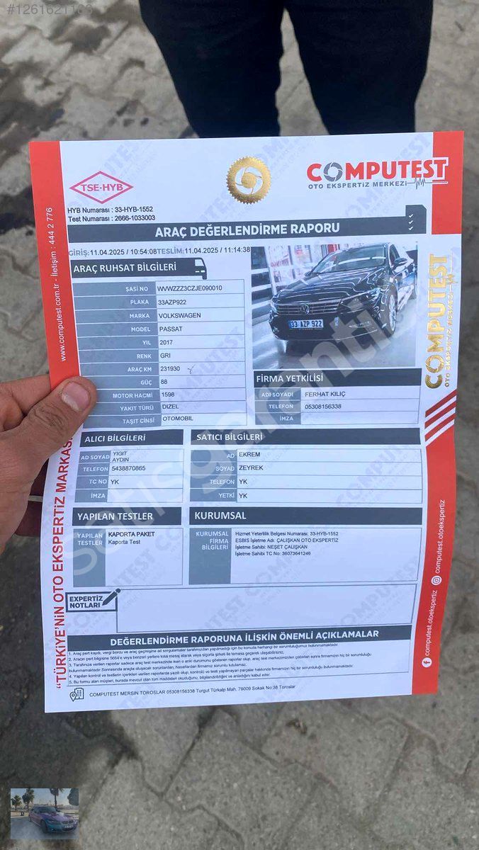 SATILIK 2017/18 çıkışlı passat highline çevirme