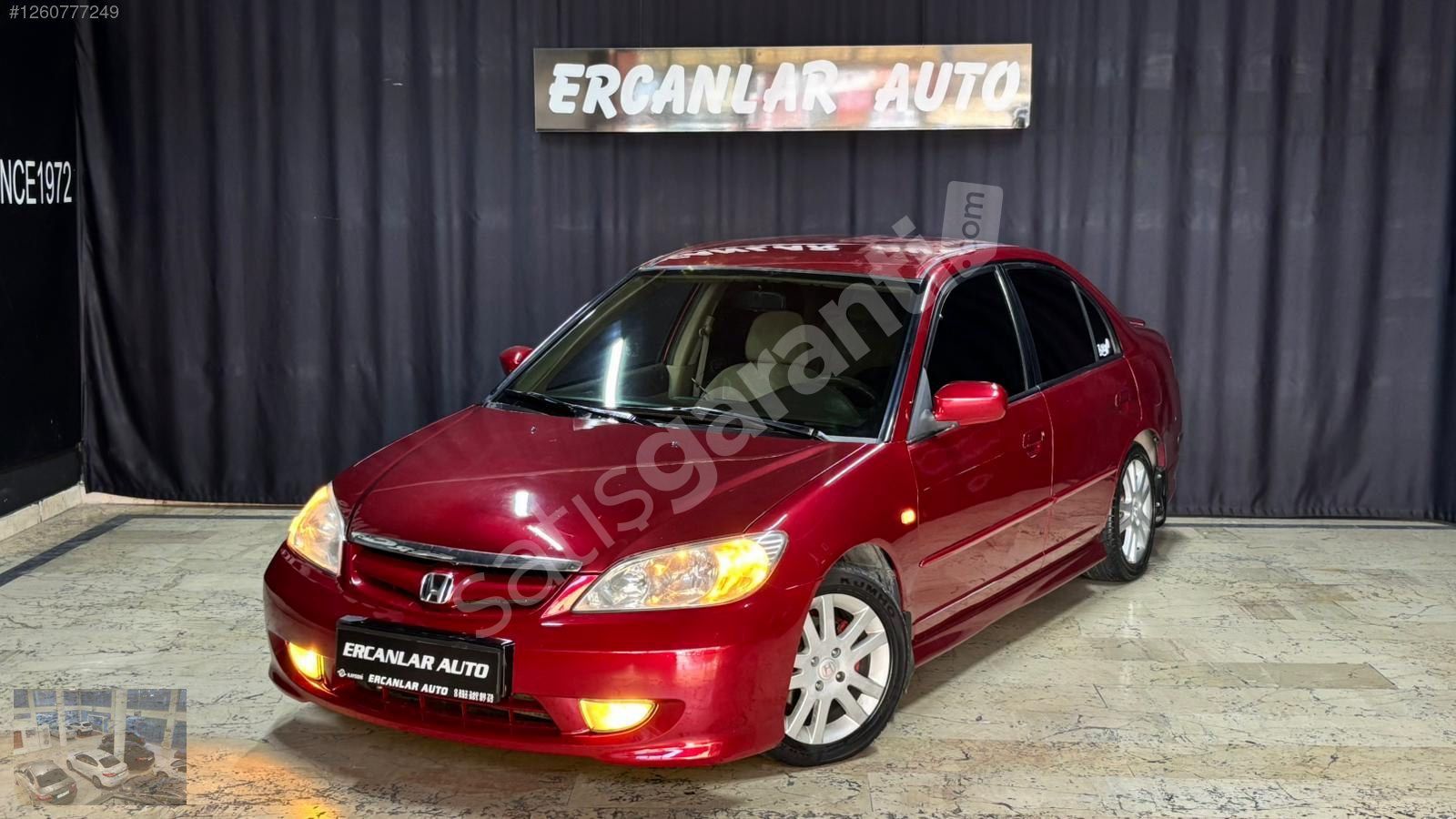 ERCANLAR AUTO,DAN+2005 HONDA CIVIC LS+LPG LI+ES GÖRÜNÜMLÜ+ORJNAL