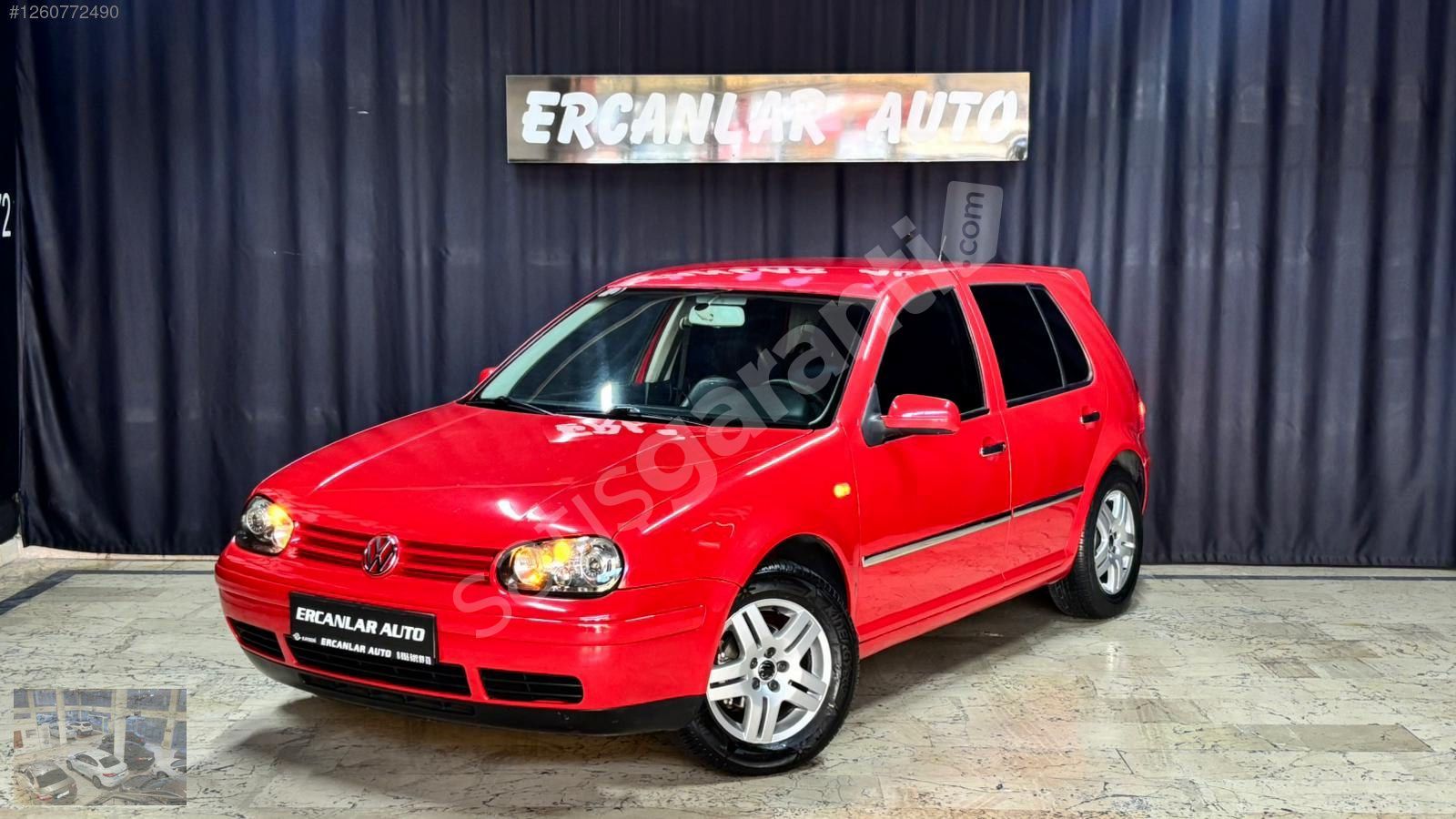 ERCANLAR AUTO,DAN+2001 GOLF 1.6 COMFORT LPG LI+D.KOLTUKLU+ORJINL