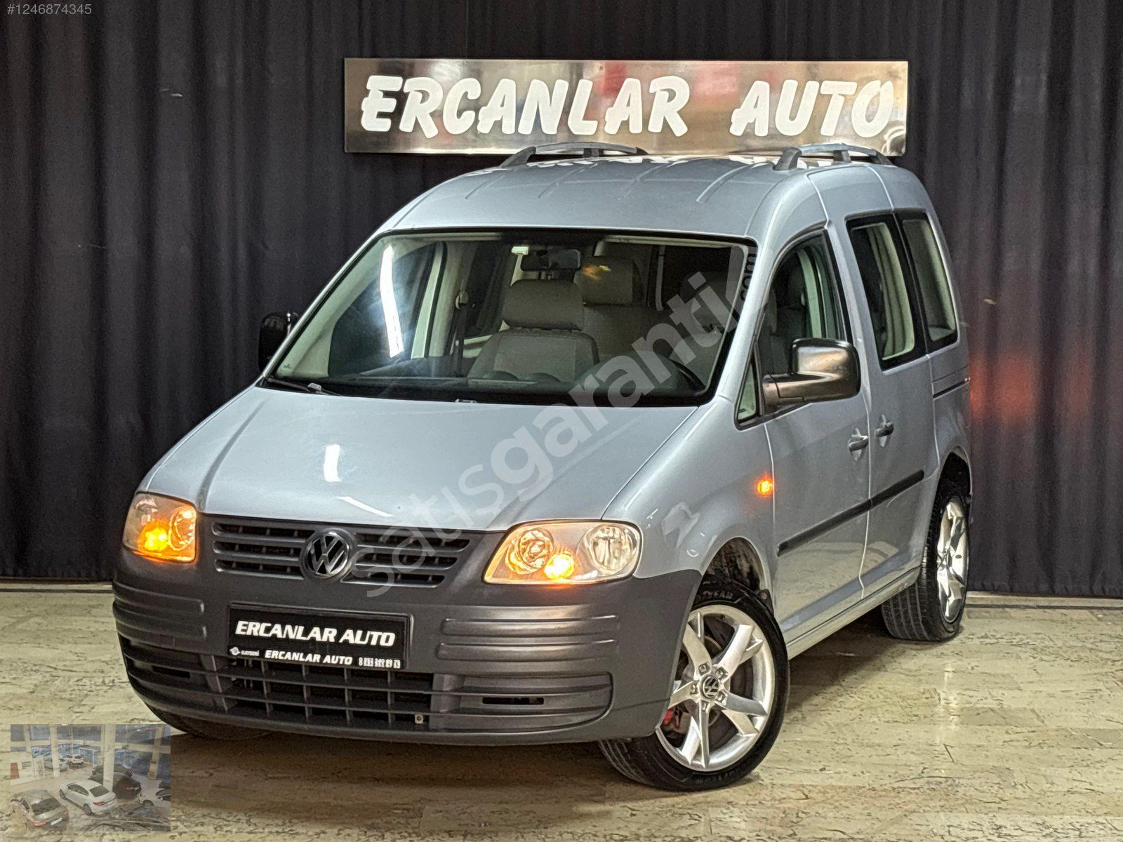 ERCANLAR AUTO,DAN+2008 CADDY 1.9 TDI+129 BİN DE+ORJİNL BOYASIZ