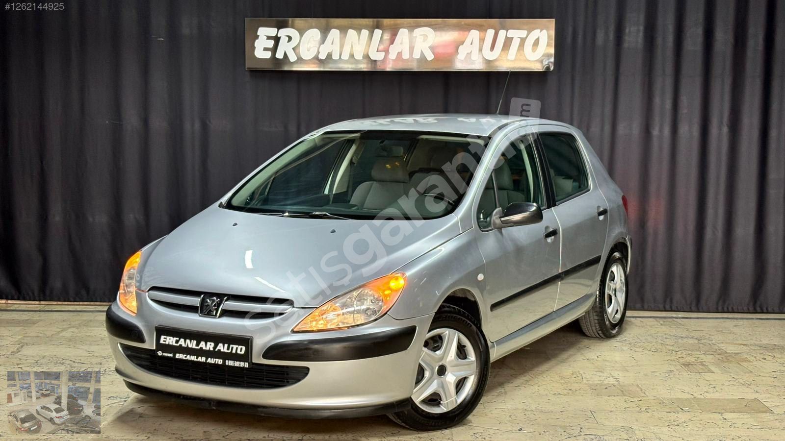 ERCANLAR AUTO,DAN+2004 PEUGEOT 307 XR 1.4 HDI+ORJINAL 228 BIN DE