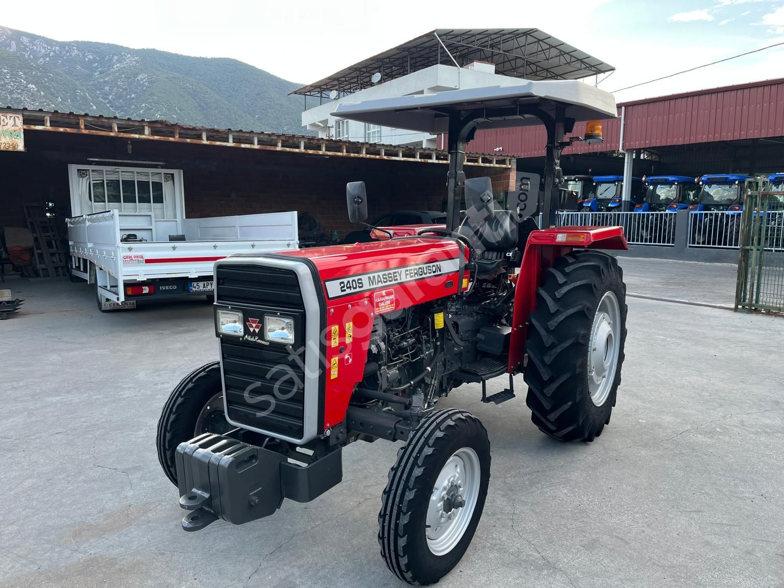 2024, MASSEY FERGUSON 240 S, SIFIR AYARINDA, DİSK FREN