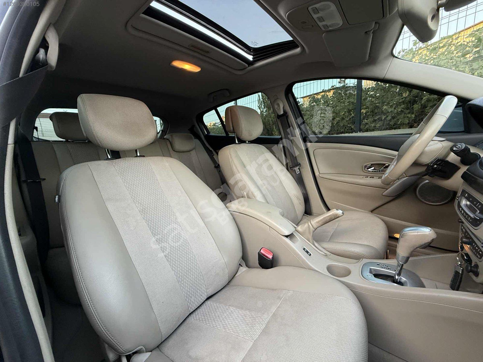 2012 Renault Megane Otomatik Privilege Sunroof+Bej Orijinal