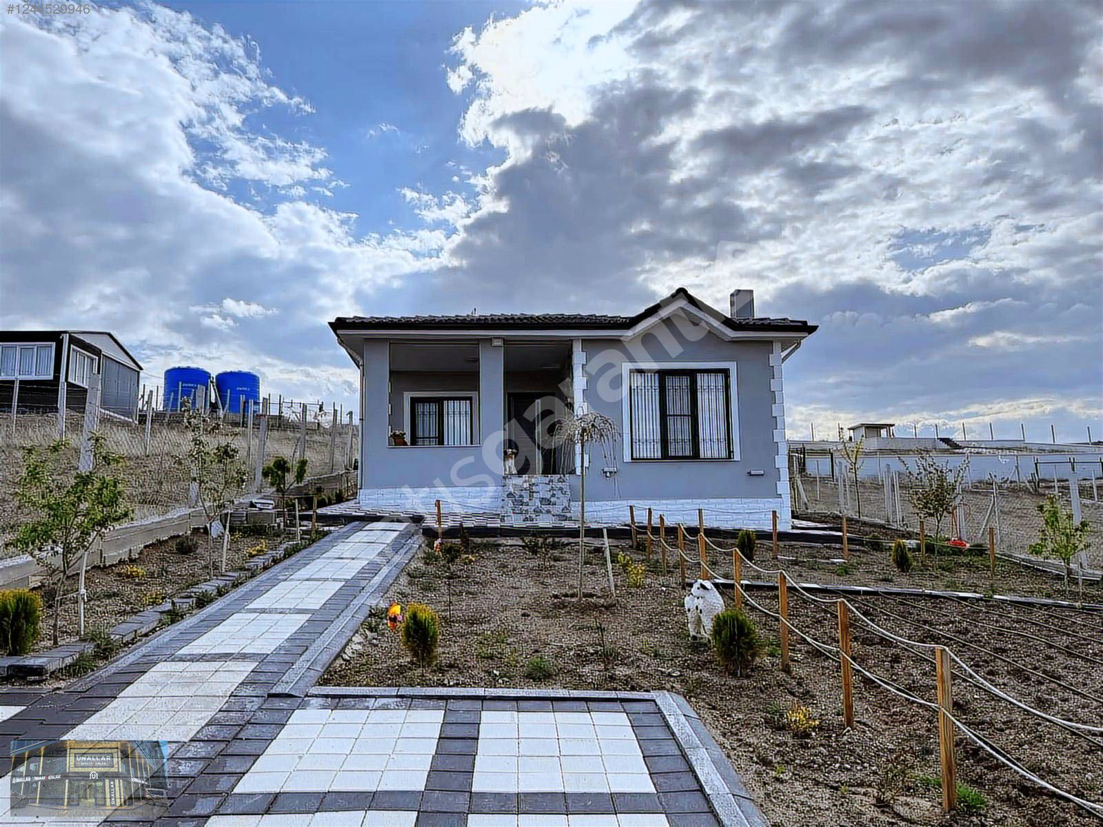 ÇUBUK MANZARALI SİTE İÇERİSİNDE EŞYALI HAZIR BAHÇE EVİ