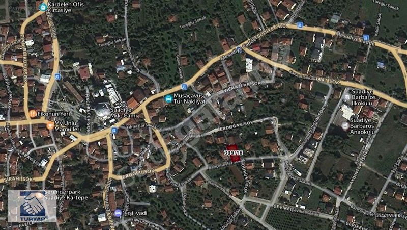 TURYAP AYDOS'TAN KARTEPE DE MERKEZİ KONUMDA SATILIK ARSA