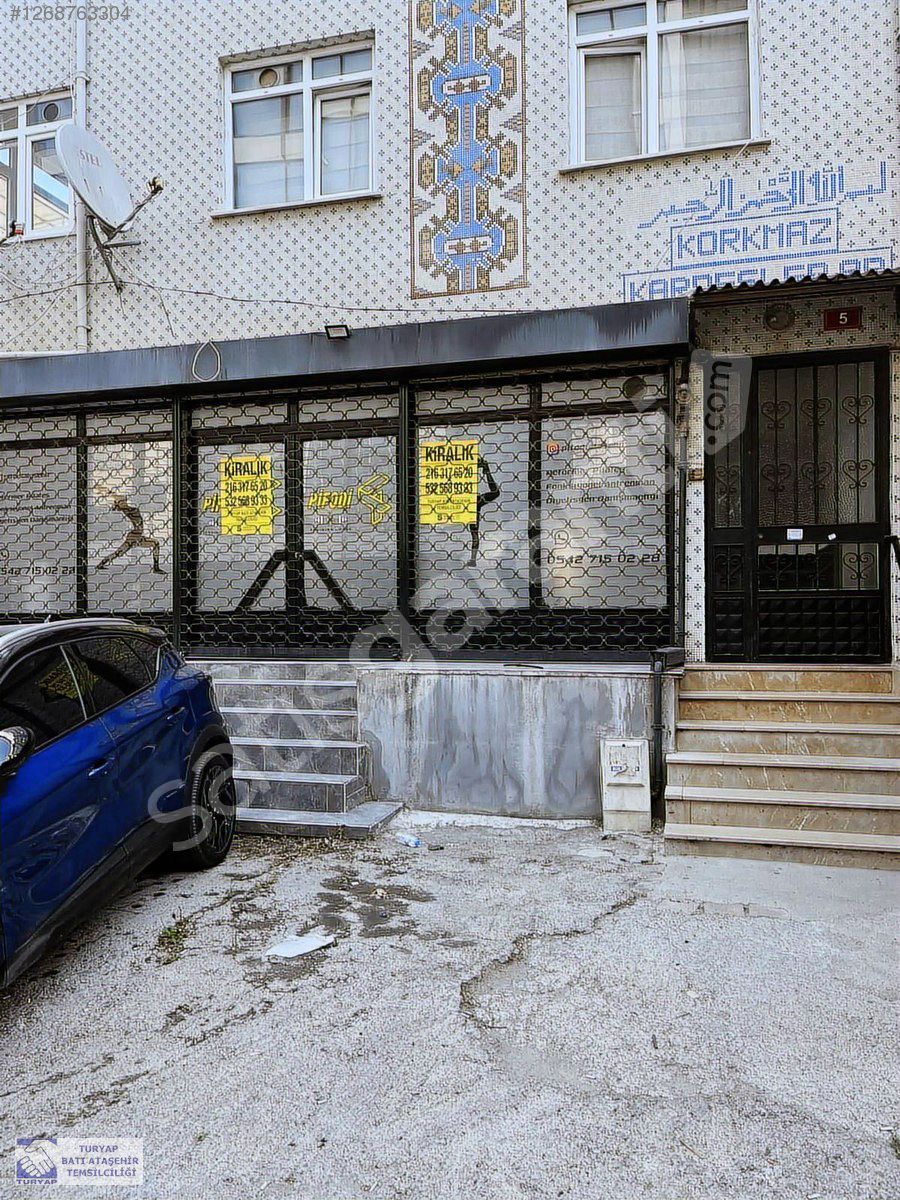 TURYAP BATI ATAŞEHİR BARBAROS MAH KİRALIK 120M2 DÜKKAN 45000TL