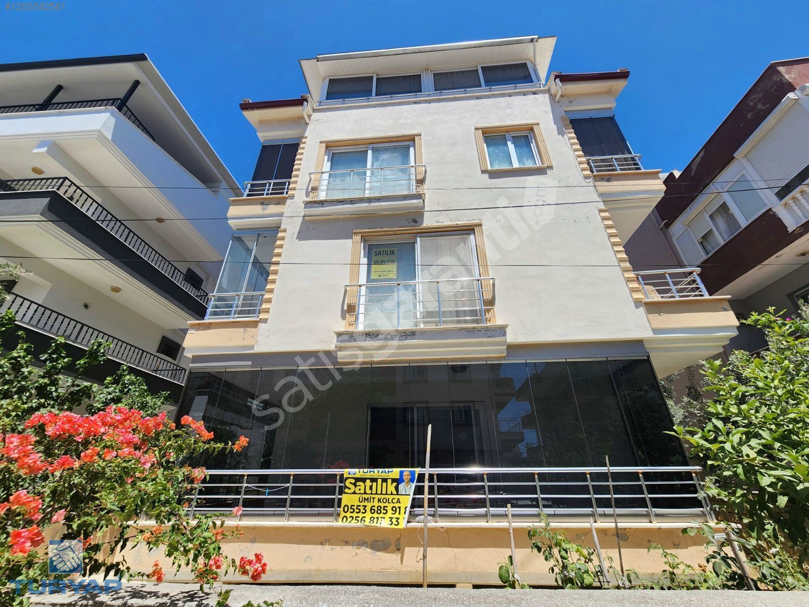 didim merkezde eşyasız satılık 2+1 daire