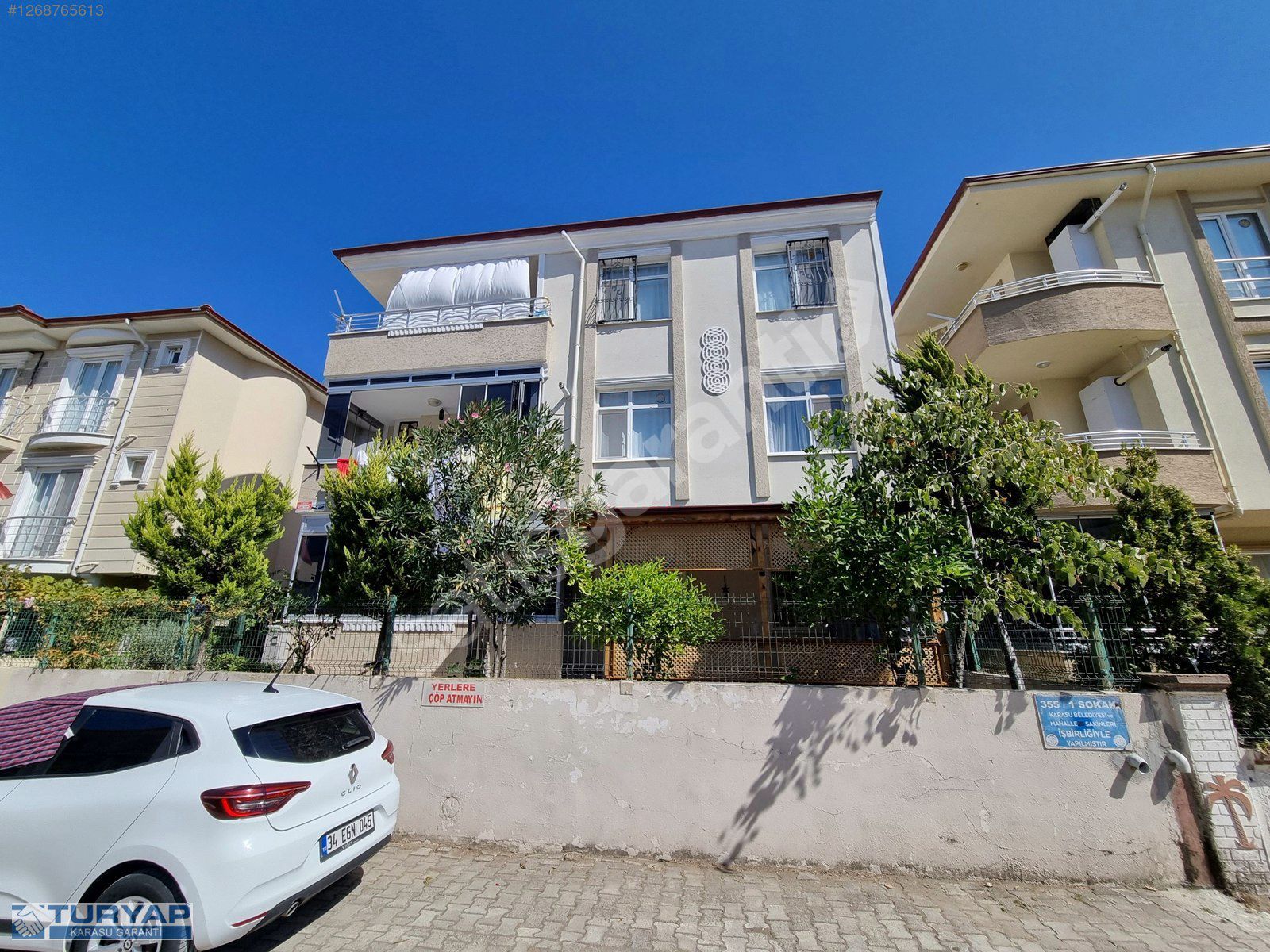 Akkum Bölgesi Sahile Yakın Eşyalı Bahçe Kullanımlı Daire