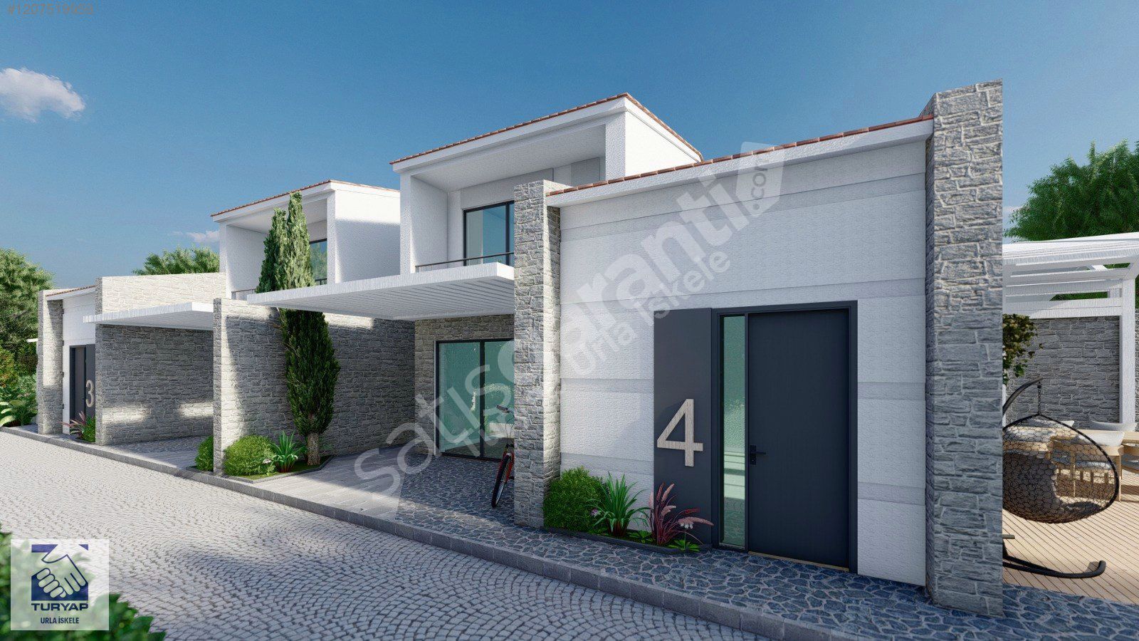 Urla Uzunkuyuda Satılık Özel Havuzlu Villa
