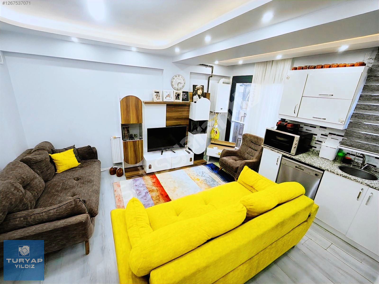 TURYAP'TAN HASANAĞA PARK YAKINI 75m2/FUL EŞYALI/D.GAZLI/2+1DAİRE