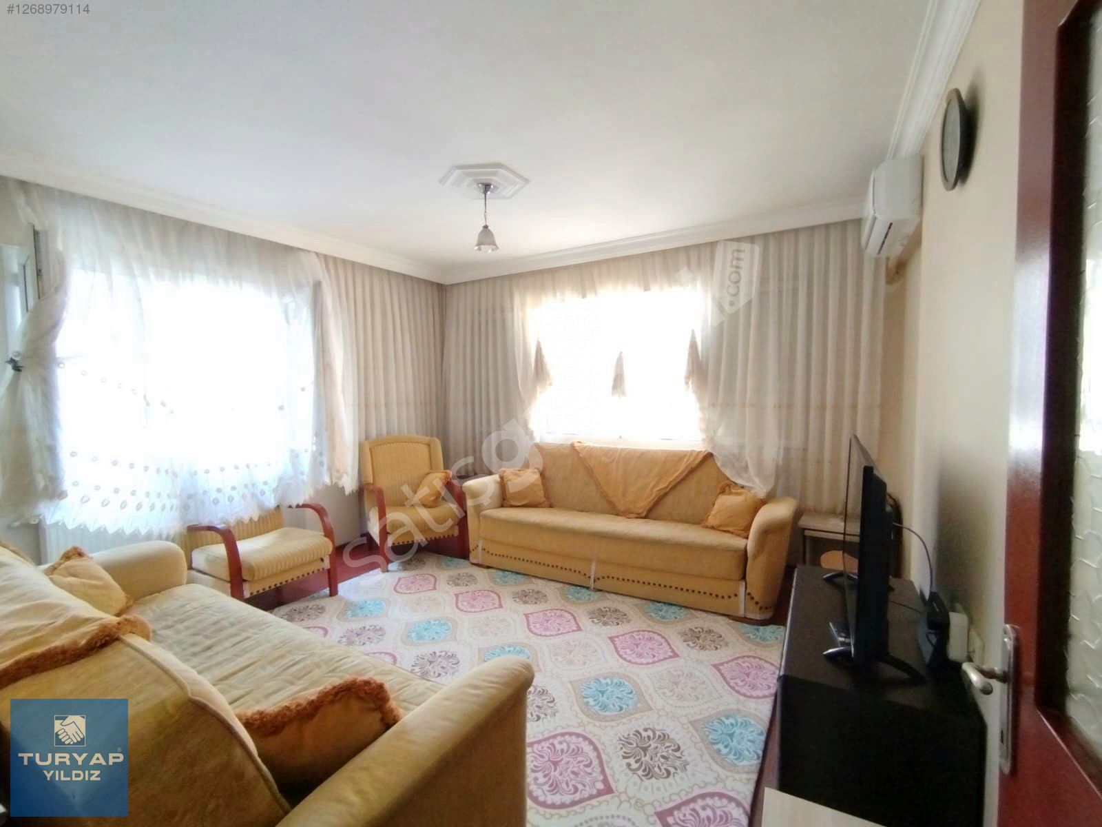 TURYAP'TAN FIRAT MAH. 3 CEPHE/ÜÇ BALKON/D.GAZ/ARA KAT/3+1 DAİRE.