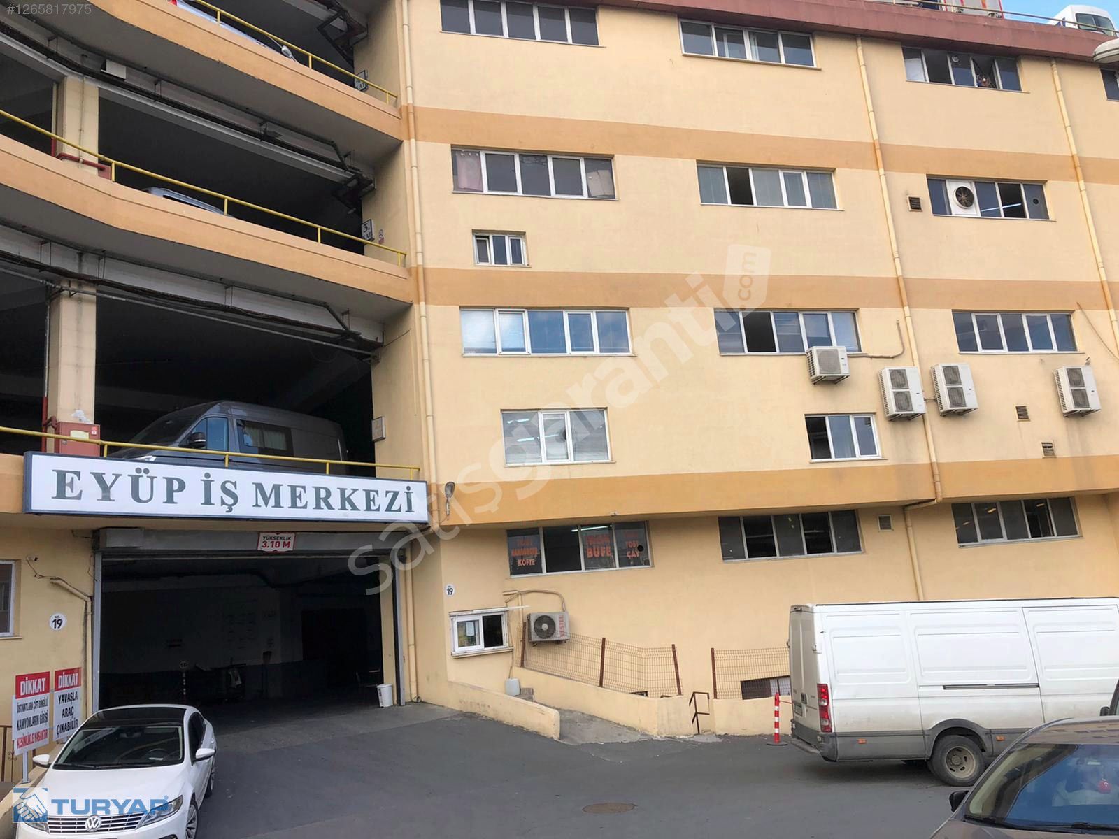 TURYAP ALPHA'DAN EYÜP İŞ MERKEZİNDE 131M2 KİRALIK İŞYERİ