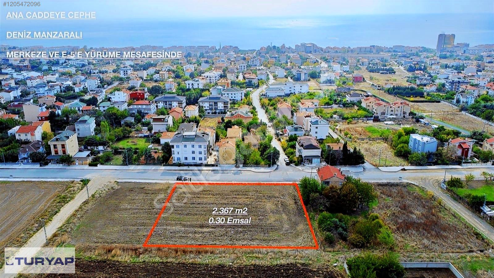 TURYAP'TAN BÜYÜKÇEKMECE KAMİLOBADA DENİZ MANZARALI SATILIK ARSA