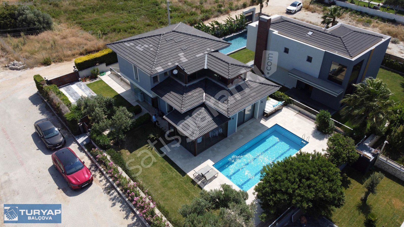 TAM MÜSTAKİL, HAVUZLU SAUNALI 6+2 FULL EŞYALI KİRALIK VİLLA