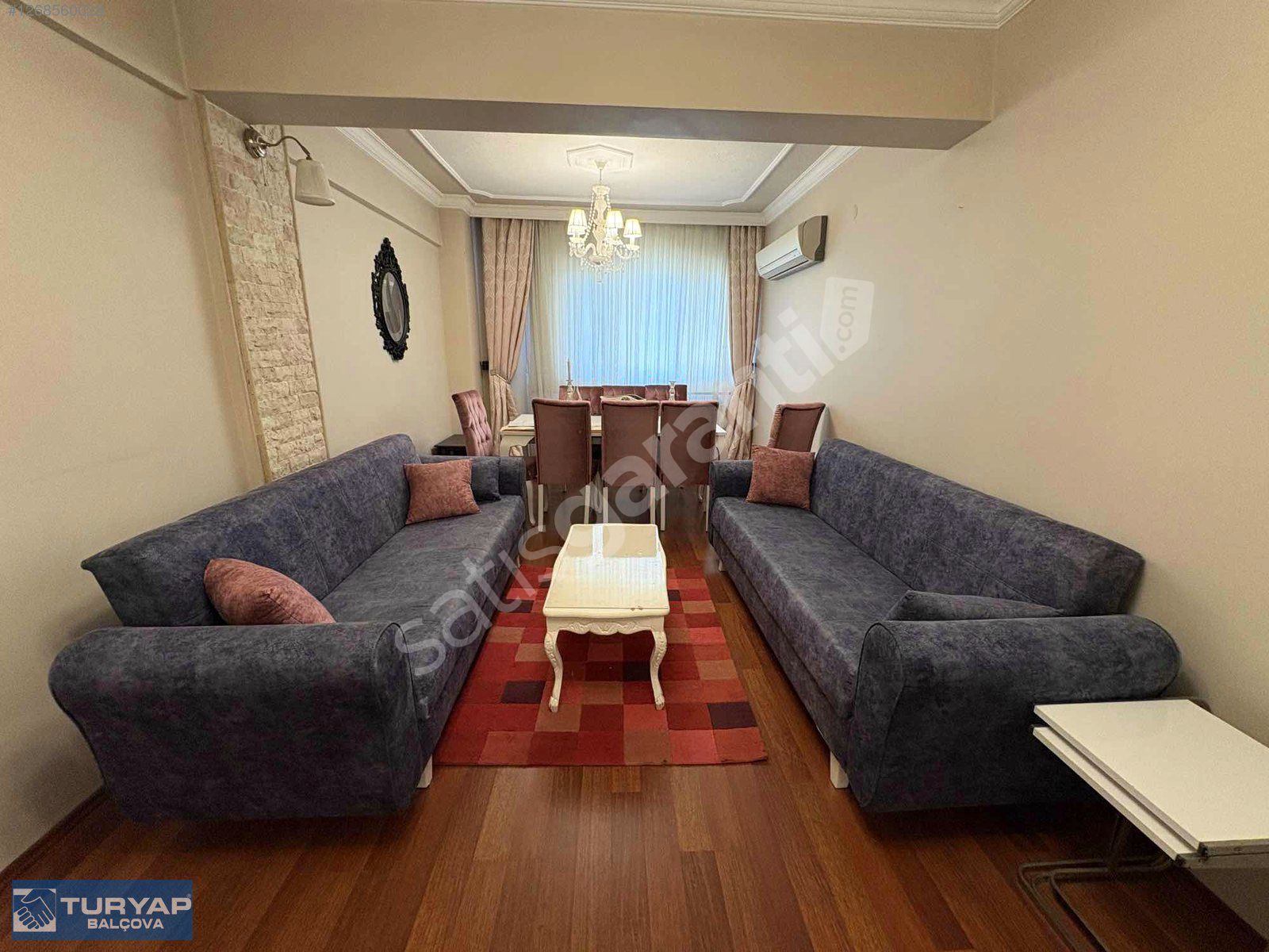 Balçova Eğitim Mahallesi Ara Kat 2+1 Eşyalı Kiralık Daire
