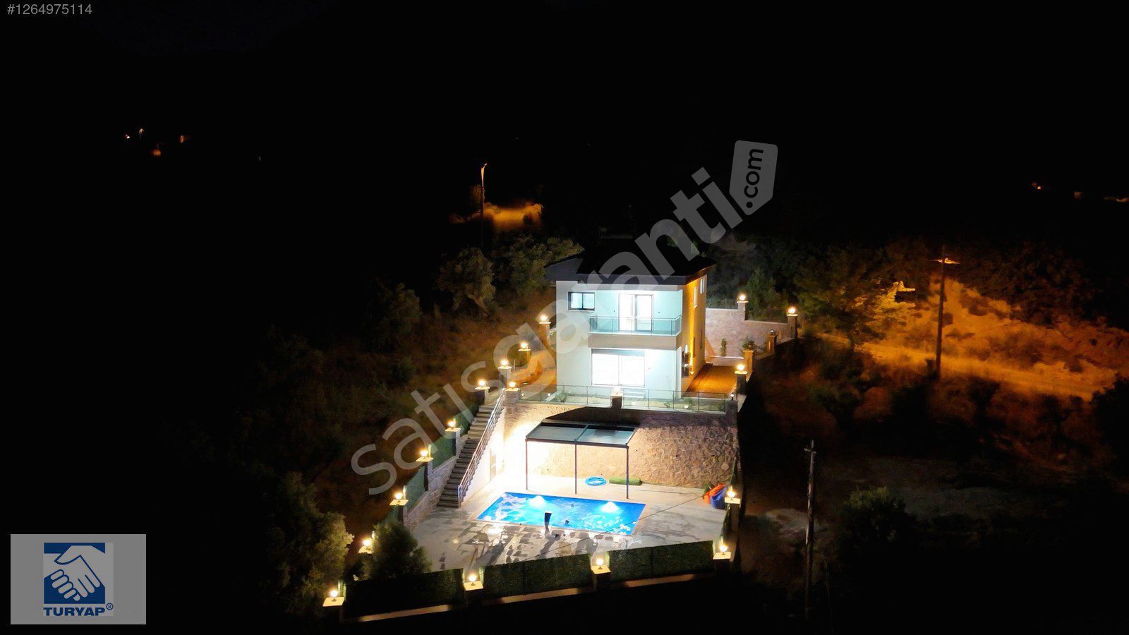 Kemalpaşa Vişneli Satılık 477 M2 Havuzlu Dubleks Villa
