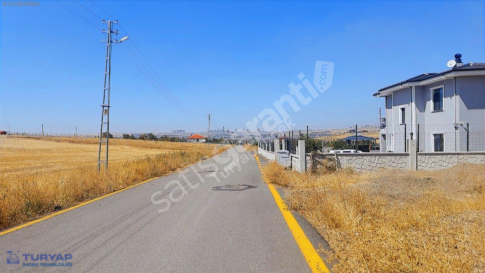 ANKARA GÖLBAŞI BAHÇELİEVLERDE 3420M2 SATILIK İMARLI VİLLA ARSASI