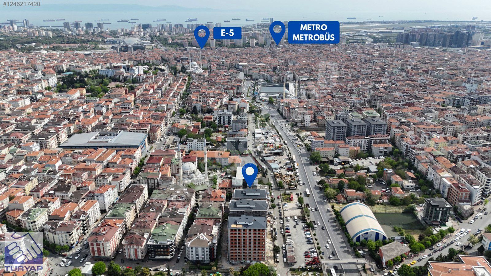 Turyap'tan, Ekim Teslim, 3+1, 130m2, K.Otoparklı Daireler