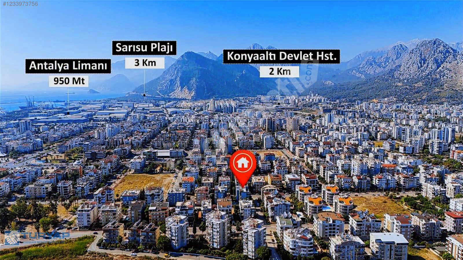TURYAP'TAN HURMA MAHALLESİNDE SATILIK
