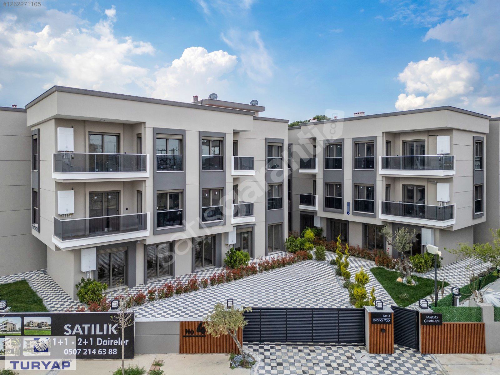 TURYAP GAZİEMİR'DEN PANCAR İZBAN KARŞISI SIFIR GENİŞ 2 + 1 DAİRE