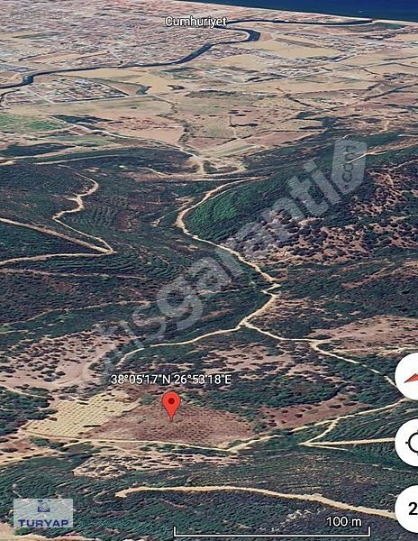 Seferihisar Atatürk Mahallesinde 260 m² Satılık Tarla