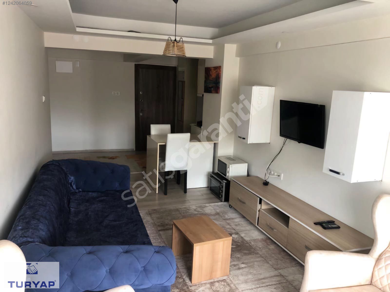 GAZİEMİR TURYAPTAN SATILIK EŞYALI 1+1 DAİRE