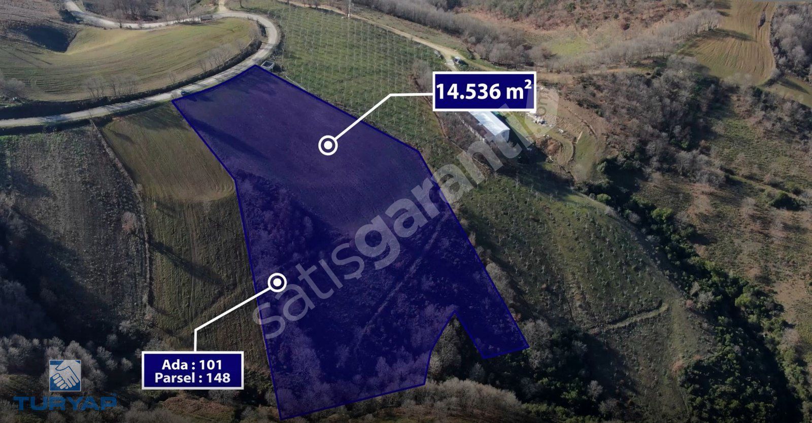 ÇANAKKALE BİGA ELMALI KÖYÜ 14.536M2 FIRSAT KONUMDA TARLA