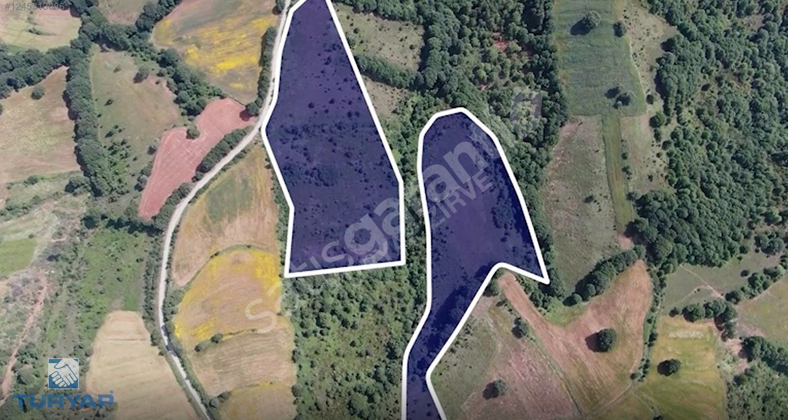 ÇANAKKALE BİGA DİKMEN KÖYÜ 31.600M2 SATILIK KUPON TARLA