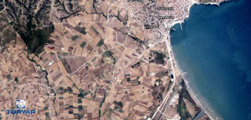 ÇANAKKALE BİGA ULUCAMİ 12.165 M2 DENİZ MANZARALI FIRSAT TARLA