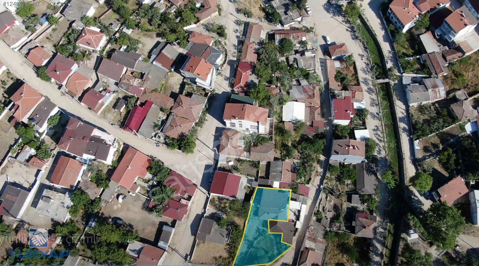 ÇANAKKALE KARABİGA ZEYTİNLİK 444 M2 ARSA VE 3 ODALI BETONARME EV