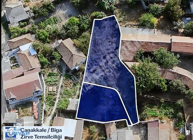 BİGA GÜMÜŞÇAY BELEDİYESİ MERKEZDE SATILIK 2 ADET ARSA