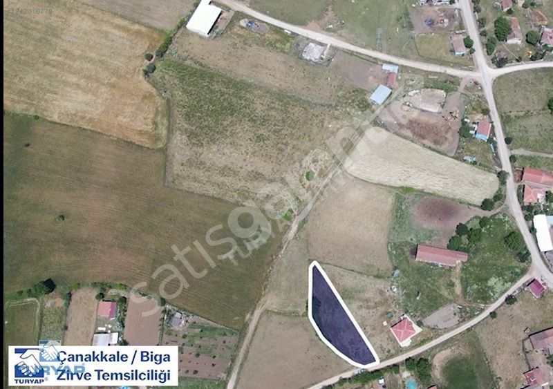 ÇANAKKALE BİGA SARICA KÖY 1.030 M2 İMARLI ARSA