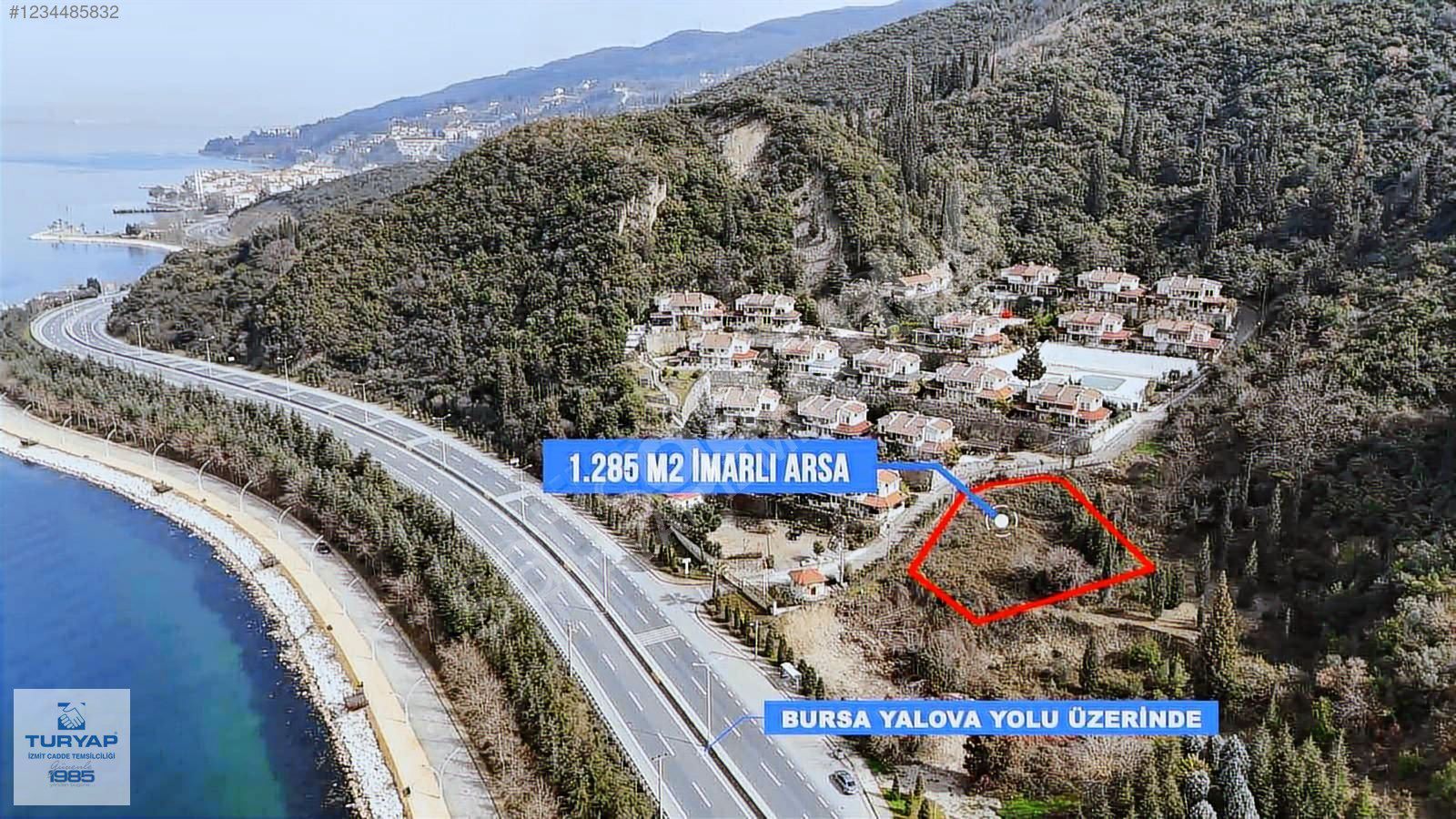 Turyap'tan Karamürsel Ereğli Deniz Manzaralı Satılık İmarlı Arsa