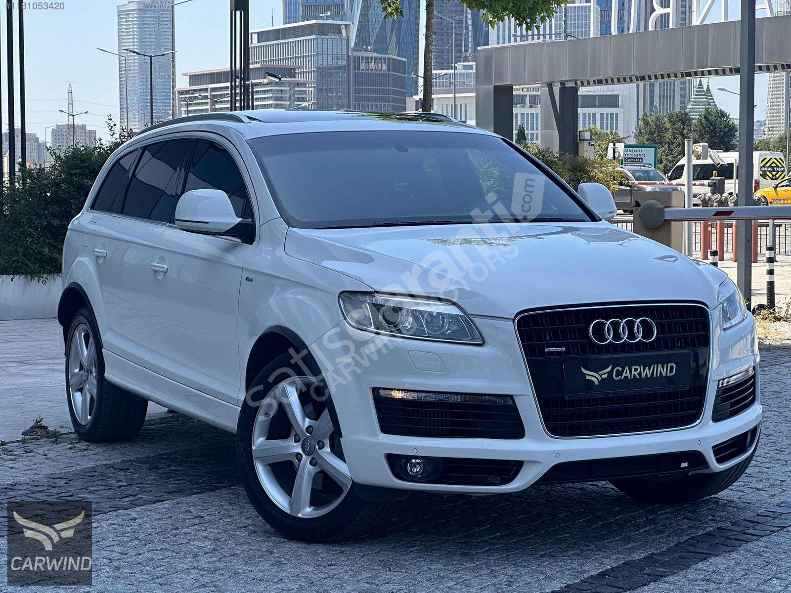 CARWIND AUDİ Q7 SLİNE 3.0 QUATTRO MAKAM PERDE , EĞLENCE PAKETİ .