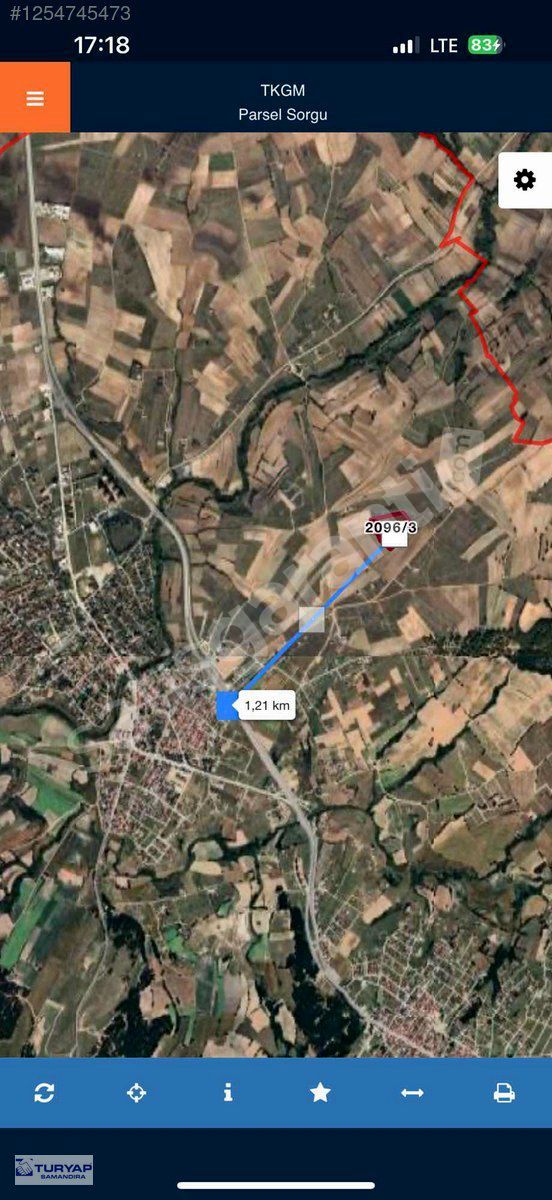 BÜYÜKYONCALI DA SATILIK 251 m2 HİSSELİ ÇAPLI ARSA